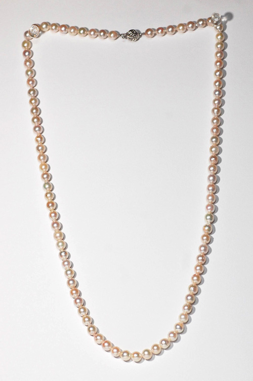 本真珠ロングネックレス（80cm）